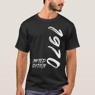 T-shirt 52e anniversaire Dames Mens 52 ans 1970 8