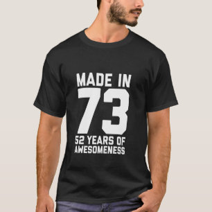 T-shirt 52e anniversaire pour hommes femmes fils fille âgé