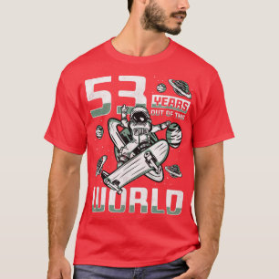 T-shirt 53 Années De Ce Monde, 53E Anniversaire Patineur A