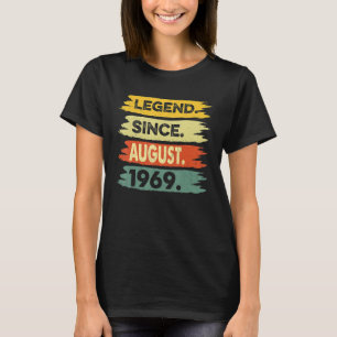T-shirt 53 ans de légende depuis août 1969 53ème anniversa