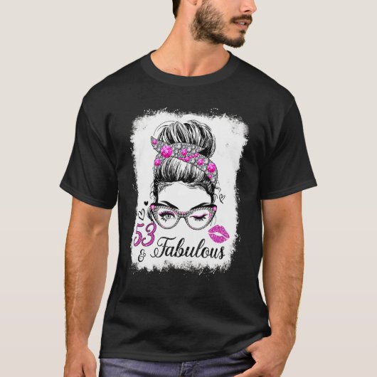 T-shirt 53 & Fabuleux depuis 1969 Anniversaire Reine 53 An (Devant)