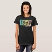 T-shirt 53e anniversaire Dames Mens 53 ans 1969 (Devant entier)