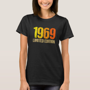 T-shirt 53e anniversaire Dames Mens 53 ans 1969 5
