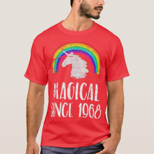 T-shirt 53e anniversaire, licorne vintage, Magique depuis
