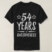 T-shirt 54 Années d'Awesominess Funny 54e Anniversaire Don (Design devant)