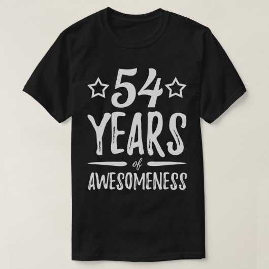 T-shirt 54 Années d'Awesominess Funny 54e Anniversaire Don (Design devant)