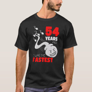 T-shirt 54 Ans Gag Anniversaire Il Y A 54 Ans J'Étais Le F