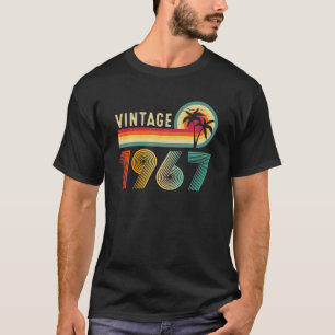 T-shirt 54 ans Vieux Cadeau Vintage 1967 Retro 54e anniver