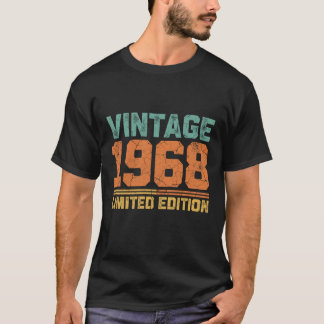 T-shirt 54 ans Vintage 1968 Hommes Femmes 54e Anniversaire