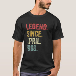 T-shirt 54E Anniversaire Cadeaux 54 Ans Légende Depuis Apr