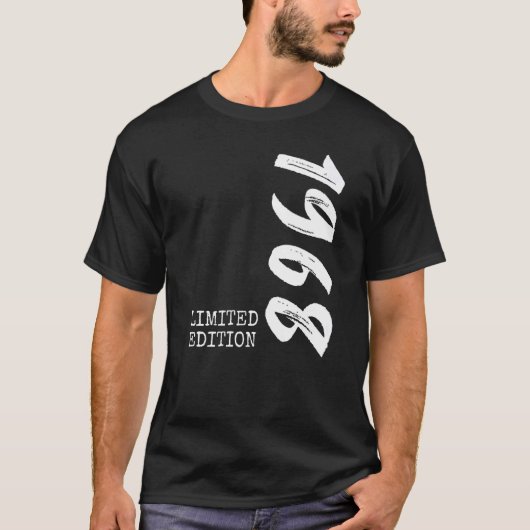 T-shirt 54e anniversaire Dames Mens 54 ans 1968 1 (Devant)