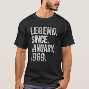 T-shirt 54e anniversaire garçons 54 ans légende depuis Jan