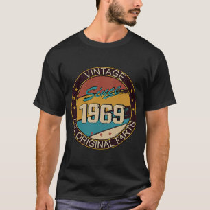 T-shirt 54e anniversaire Homme femme 54 ans 1969 Décoratif