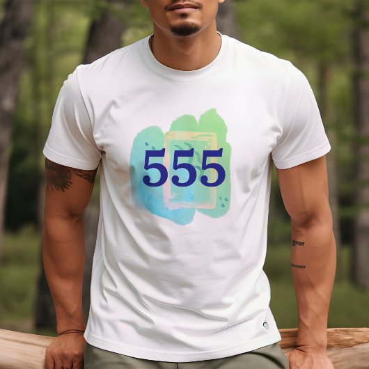 T-shirt 555 Affirmation de transformation du numéro d'ange