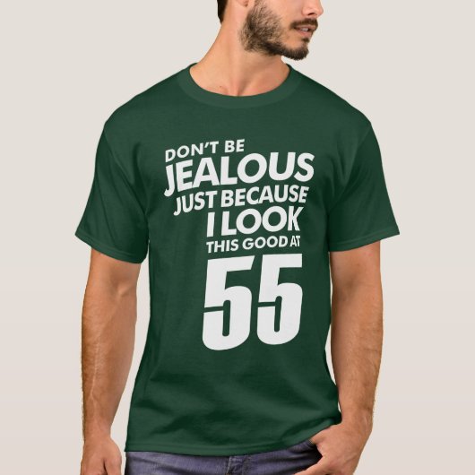 T-shirt 55 Ans 55e Anniversaire Drôle Cadeau (Devant)