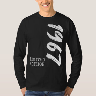 T-shirt 55e anniversaire Dames Hommes 55 ans 1967