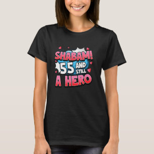 T-shirt 55e anniversaire Superhero femmes Shabam! Comique 