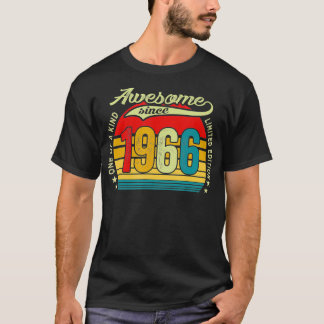 T-shirt 56 Years Old Gifts 56th Birthday Men Awesome Since
