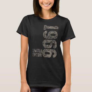T-shirt 56e anniversaire Dames Mens 56 ans 1966
