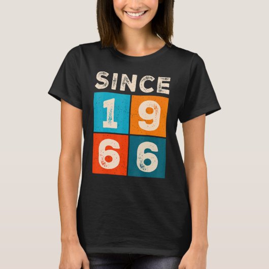 T-shirt 56e anniversaire depuis 1966 (Devant)