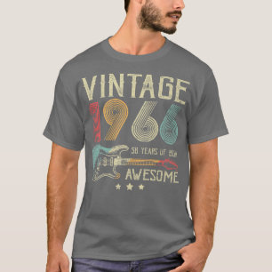 T-shirt 56e anniversaire femmes hommes Vintage stupéfiant