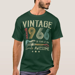 T-shirt 56e anniversaire femmes hommes Vintage stupéfiant