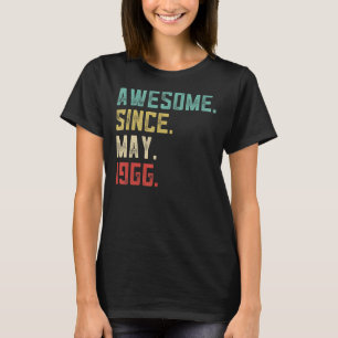 T-shirt 56e anniversaire Hommes merveilleux depuis mai 196