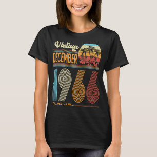 T-shirt 57 Anniversaire Vintage Décembre 1966 Femmes