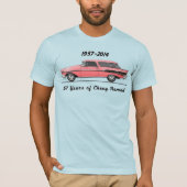 T-shirt 57 ans de Chevy Nomad (Devant)