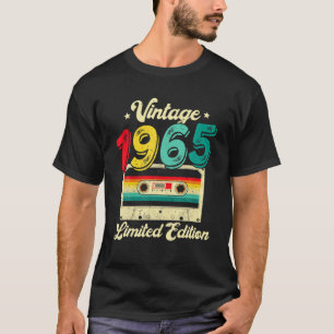 T-shirt 57 Ans Vintage 1965 Bande De Cassette 57E Naissanc