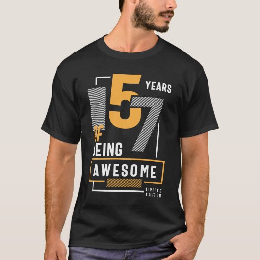 T-shirt 57 Years Of Being Awesome 57th Birthday (Devant)