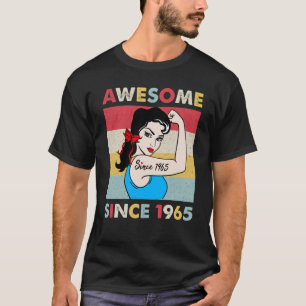 T-shirt 58 Ans Awesome depuis 1965 58e Anniversaire