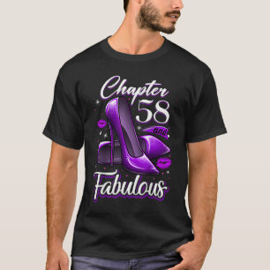 T-shirt 58 Ans Chapitre 58 & Fabuleux 58e Anniversaire H