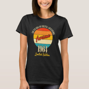 T-shirt 58 Ans De Magnifique 1964 58e Anniversaire
