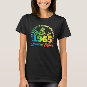 T-shirt 58 ans d'être génial Made En 1965 Anniversaire 58