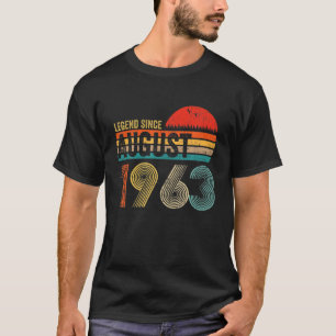 T-shirt 58 Ans Rétro Anniversaire Cadeau Légende depuis Au