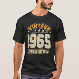 T-shirt 58 ans Vintage 1965 58e anniversaire 1