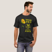 T-shirt 58e anniversaire 58 ans tournesol né janvier (Devant entier)