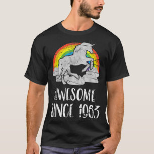 T-shirt 58e anniversaire, licorne vintage, stupéfiant depu