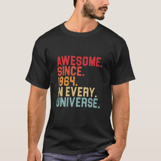 T-shirt 58e anniversaire stupéfiant 1964 Dans chaque unive