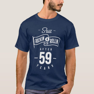 T-shirt 59 Ans 59e Anniversaire Drôle Cadeau