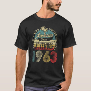 T-shirt 59 Ans 59e Anniversaire stupéfiant depuis Novembe