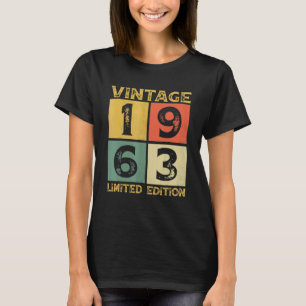 T-shirt 59 ans Retro 1963 59e anniversaire