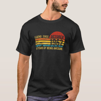 T-shirt 59 Ans Rétro Anniversaire Légende depuis le 1er oc