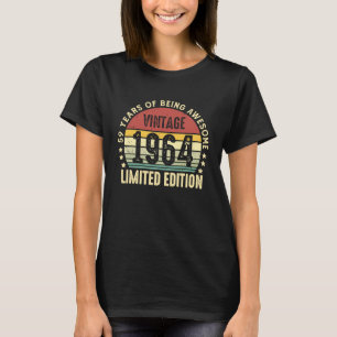 T-shirt 59 ans Vintage 1964 59e anniversaire