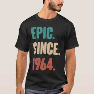 T-shirt 59 Ans Vintage 1964 Anniversaire 59e Décorati