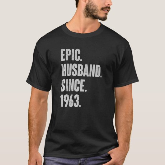 T-shirt 59 Wedding Anniversary (Devant)