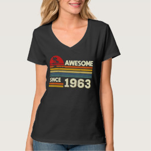T-shirt 59e anniversaire stupéfiant depuis 1963 59 ans Bir