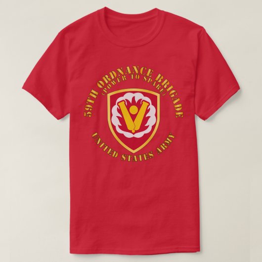 T-shirt 59e brigade de commandement SSI Power to Spare X (Design devant)