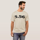 T-shirt 5,56 Arme à feu AR15 (Devant entier)